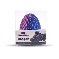 3D Printed Dragon With Egg Fidget Toy - Multiple Colours