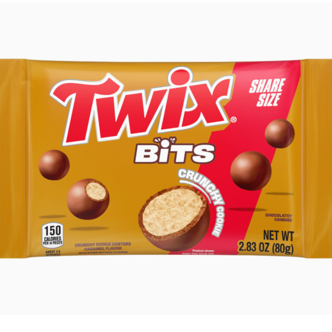 Twix Bits Crunchy Cookie Chocolate Candy (80g)