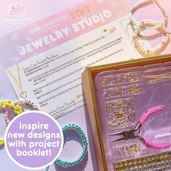 Hello Kitty x STMT 50th Anniversary DIY Jewelry Studio Kit Simple Showcase 