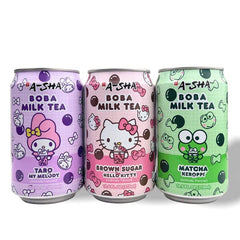 Hello Kitty x A-Sha Boba Milk Tea Variety Box (12pk) Simple Showcase 