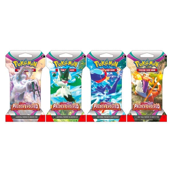 Pokémon TCG: Scarlet & Violet | Paldea Evolved Sleeved Booster | Ships Assorted Simple Showcase 