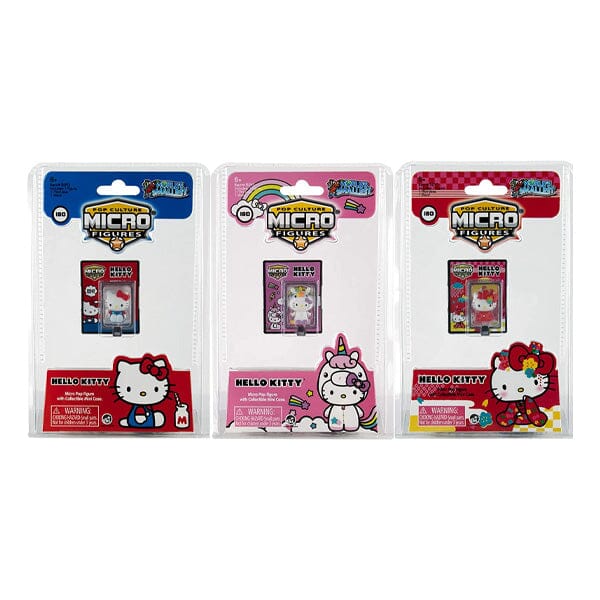 The World's Smallest Collection: World's Smallest Hello Kitty Pop Culture Micro Figures | Ships Assorted Simple Showcase 