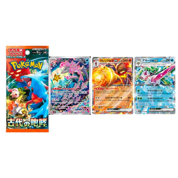 Pokémon Trading Cards: Japanese Scarlet & Violet | NEW Booster Packs! Simple Showcase Ancient Roar 