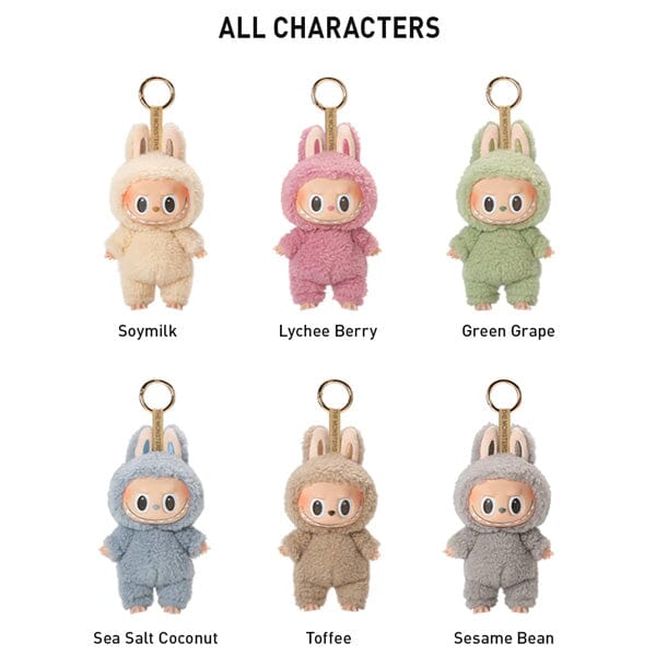 Pop Mart x THE MONSTERS: Exciting Macaron Series Plush Keyring Figurine Blind Box (1pc) Simple Pop Mart 