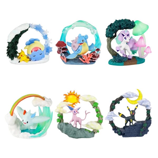 Re-Ment Pokémon: Circular Diorama Blind Box (1pc) Simple Re-Ment 