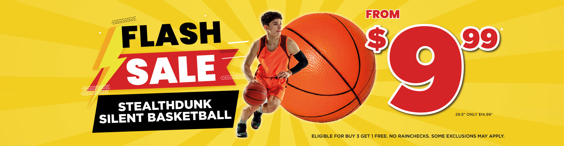 StealthDunk Silent Basketball Flash Sale