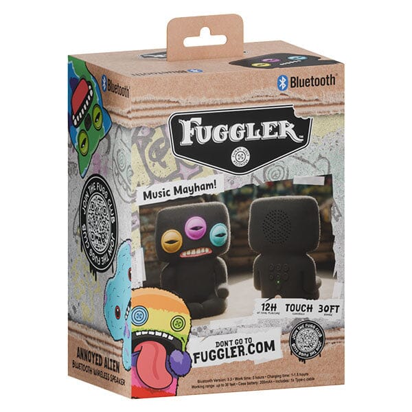 Fuggler Annoyed Alien Flocked Bluetooth Wireless Speaker Simple Fuggler 