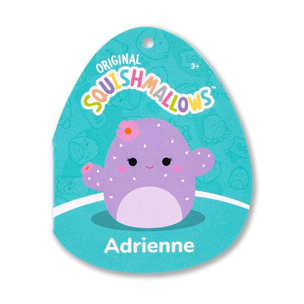 Squishmallows Super Soft Plush Toys 7.5" Adrienne The Purple Barrel Cactus Simple Squishmallows 