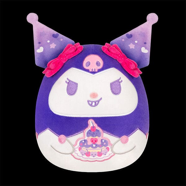 Squishmallows Super Soft Plush Toys 8" Sanrio Kuromi's 20th Anniversary Special Edition Simple Squishmallows 