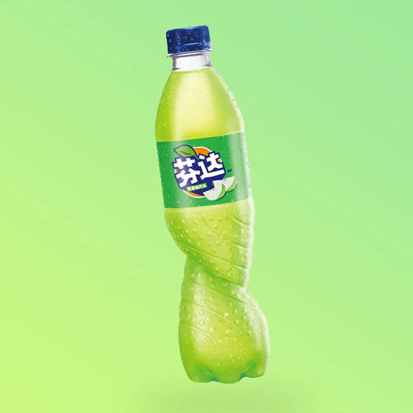 Fanta Green Apple Flavor Soda Drink (500mL) Limited Edition Import