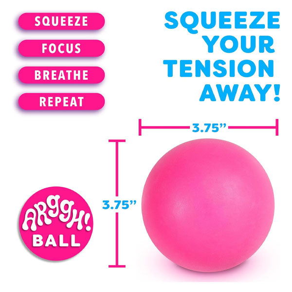 ARGGH! Ball Squishy Color-Changing Stress Ball Fidget Toy (1pc) Multiple Colors