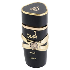 Asad by Lattafa Perfumes Masculine Eau de Parfum Fragrance Spray (100mL) Simple Showcase 