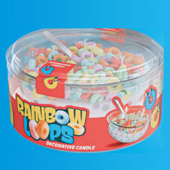 Aura Candles: Rainbow Cereal Scented Novelty Candle (14oz)