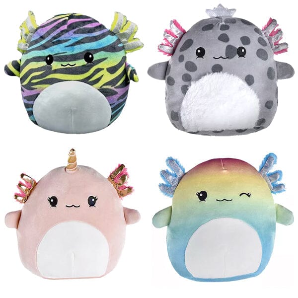 Squishmallows Plush Toys Blind Bag | 8" Scented Mystery Axolotl Squad (Limited Edition) Simple Showcase 