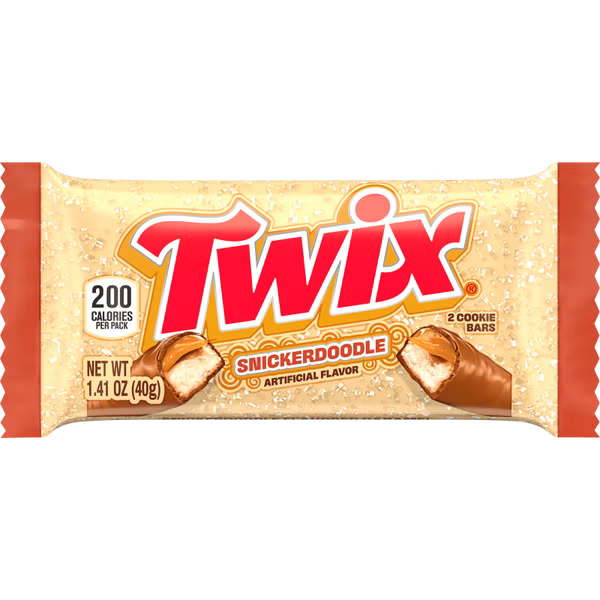 TWIX Snickerdoodle Cookie Chocolate Candy Bars, 1.4 Oz Pack