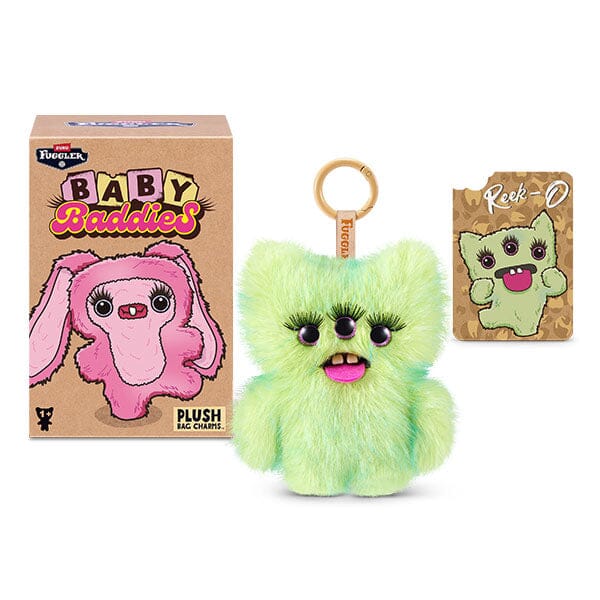 Fuggler Baby Baddies Keyrings Series 1 Collectible 5" Plush Toy Hanger Blind Box (1pc) Simple Fuggler