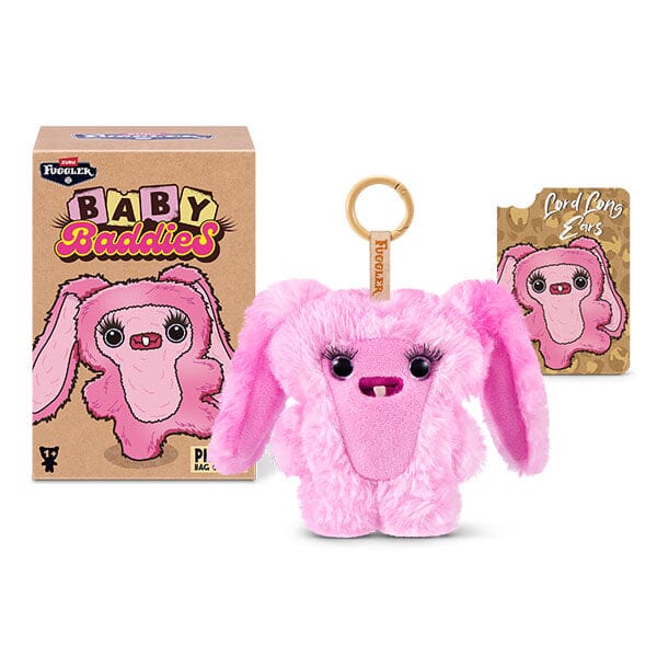 Fuggler Baby Baddies Keyrings Series 1 Collectible 5" Plush Toy Hanger Blind Box (1pc) Simple Fuggler