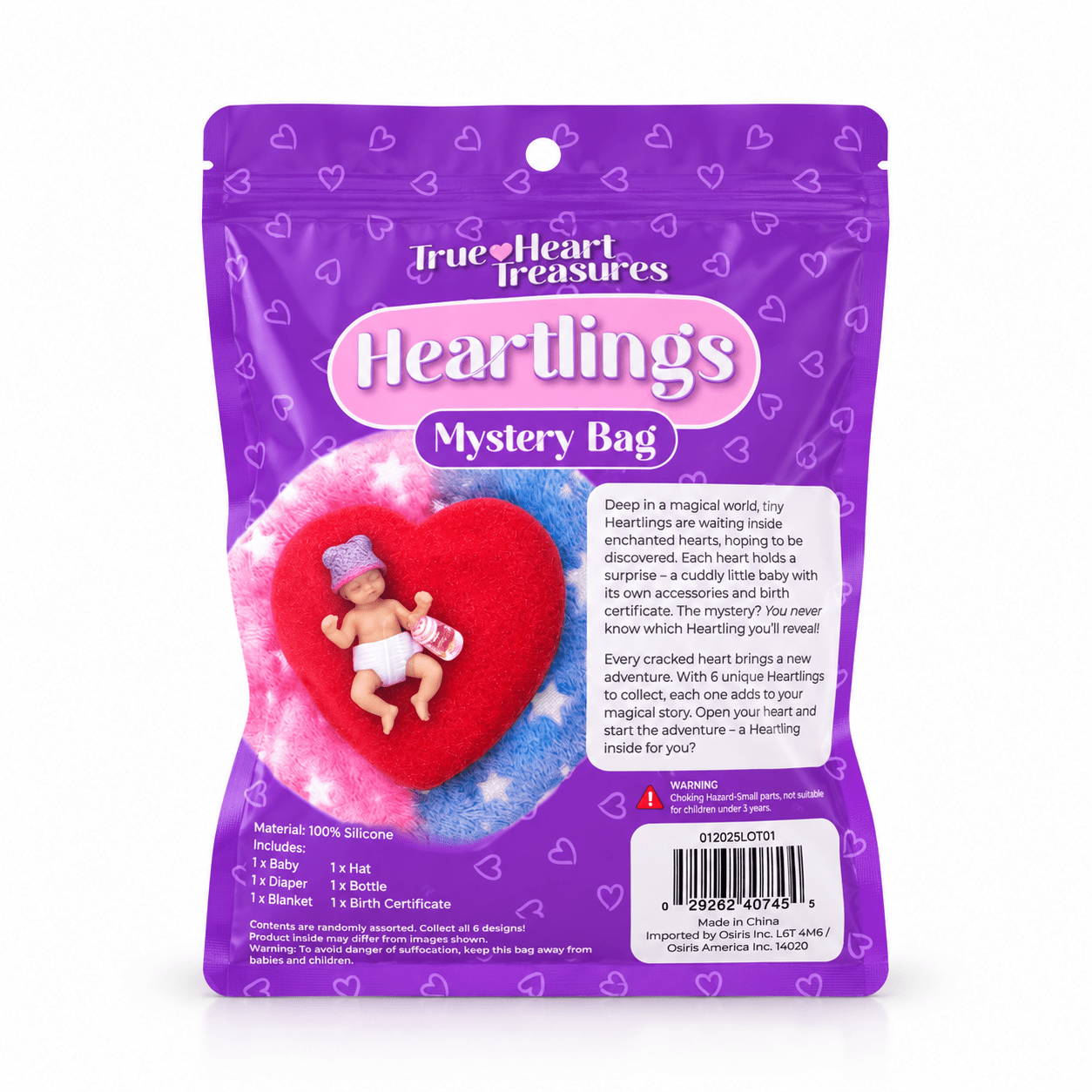 TrueHeart Treasures Reborn Mini Silicone Baby Mystery Capsule (Complete With Accessories) Simple TrueHeart Treasures 
