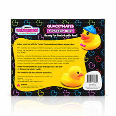 Trendy Treasures QuackyMates Advent Calendar Mystery Box | 24pc Surprise Rubber Duck Toys