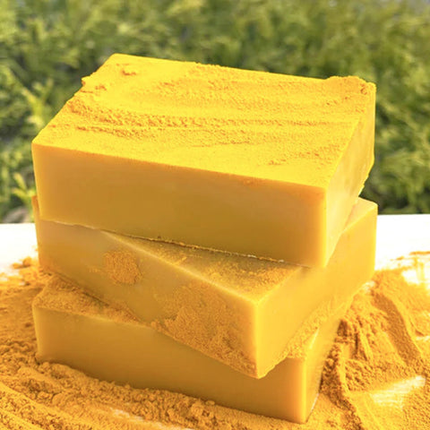 KojicLux: Lemon Turmeric Kojic Soap Bars (3pk)