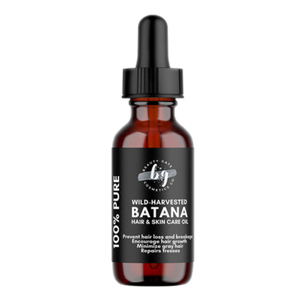 Beauty Gate 100% Pure Wild-harvested Batana Oil For Hair & Skin (120mL / 4oz)