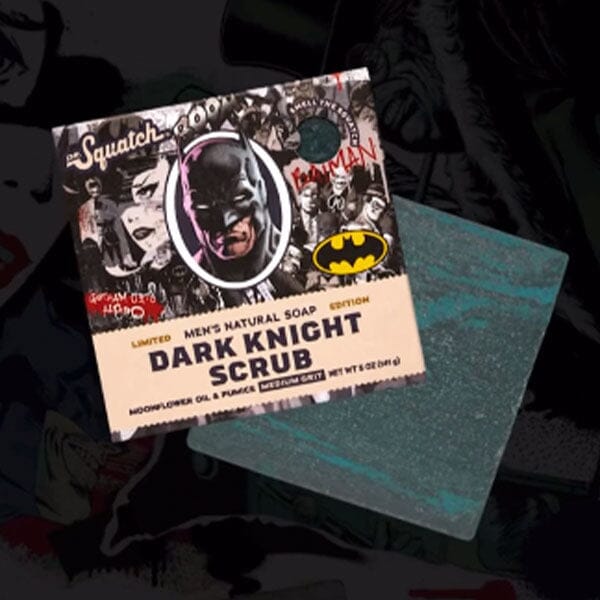 Dr. Squatch® DC's Batman & Joker™ Dark Knight Scrub All-Natural Bar Soap For Men (1pc) Limited Edition Simple Dr. Squatch 