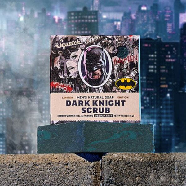 Dr. Squatch® DC's Batman & Joker™ Dark Knight Scrub All-Natural Bar Soap For Men (1pc) Limited Edition Simple Dr. Squatch 