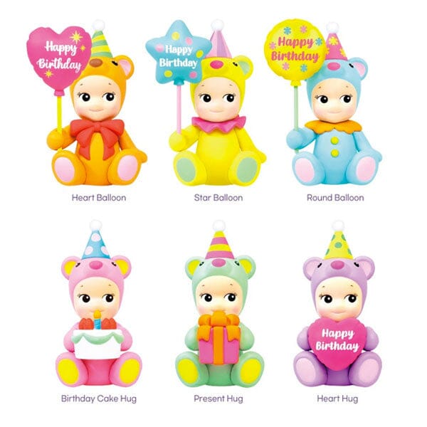 Sonny Angels Collectable Mini Cherub Figurines Birthday Gift Bear Series Blind Box (1pc) Simple Showcase 