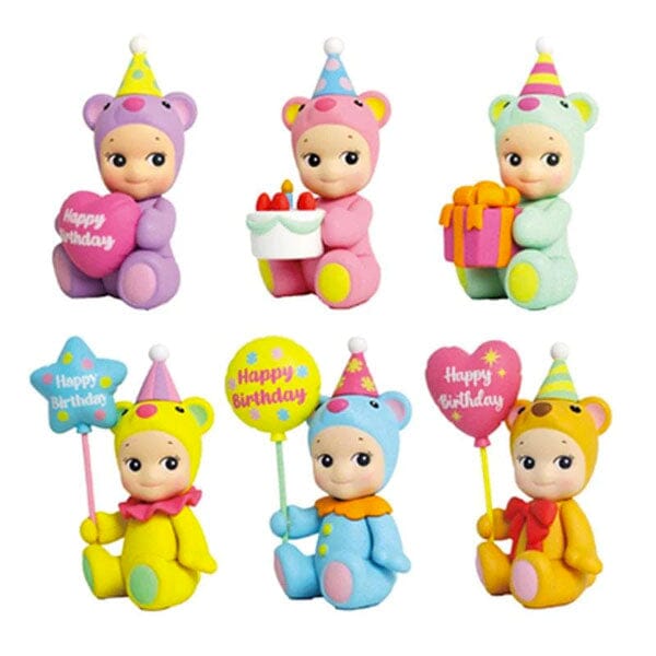 Sonny Angels Collectable Mini Cherub Figurines Birthday Gift Bear Series Blind Box (1pc) Simple Showcase 