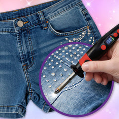 Dazzlify Hot-Fix Bedazzle Rhinestone Applicator Wand Large Kit