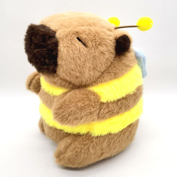 Capybara 9" Kawaii Bumblebee Plush Toy With Pull String For Moveable Wings