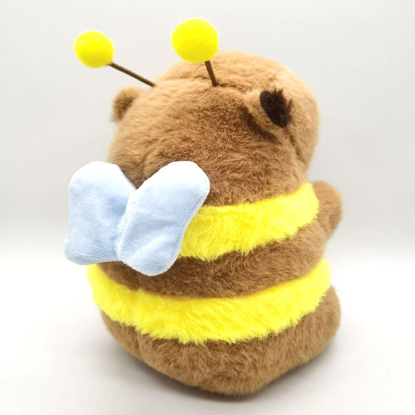 Capybara 9" Kawaii Bumblebee Plush Toy With Pull String For Moveable Wings