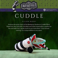 Beetlejuice Jumbo Sandworm 18" Plush Toy (1pc) Simple Beetlejuice 