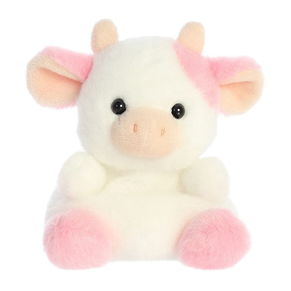 Original Palm Pals™ Belle Strawberry Cow 5" Plush Toy Simple Palm Pals 