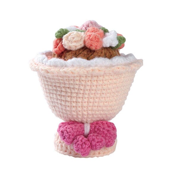 The LOOP Brigade: DIY Crochet Plush Toy Complete Kit For Beginners - Blossom Belle the Bouquet Doll Simple Exclusive 