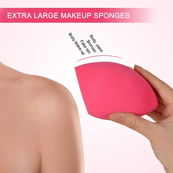 WOW Extra Large 3.5" Pink Beauty Blender Simple Showcase 