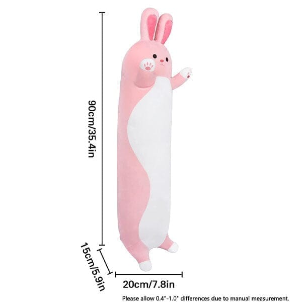 Plush Body Pillow Toy Styles (3FT Long!) | Pink Bunny | Ships Early May Preorder Showcase 