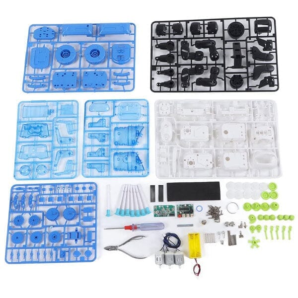 BrainyBotz (220pc) | 3-in-1 DIY Smart STEM Robot Building & Programming Kit Simple Showcase 