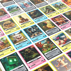 Italian Brainrot TCG: Alpha Series "Psychedelic Universe" Collection Bundle (3 Packs of 7 Cards) Simple Italian Brainrot