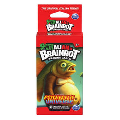 Italian Brainrot TCG: Alpha Series "Psychedelic Universe" Collection Bundle (3 Packs of 7 Cards) Simple Italian Brainrot