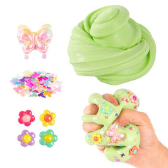 LIT Slime DIY Scented Slime Kit with Charms (1 Jar) Butterfly Wishes