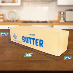 Giant Salted Butter Stick 10" Slow-Rise Squishy Fidget Toy (1pc)