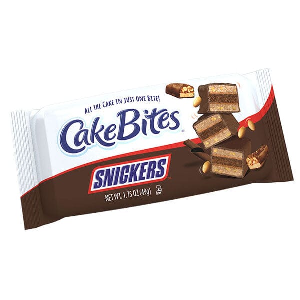 Snickers CakeBites Chocolate Covered Peanut & Caramel Cake (50g) Simple CakeBites 