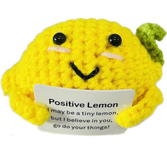 CalmiMates Mini Emotional Support Crochet Plush Toy Collection (1pc) Multiple Styles Preorder Showcase Positive Lemon 