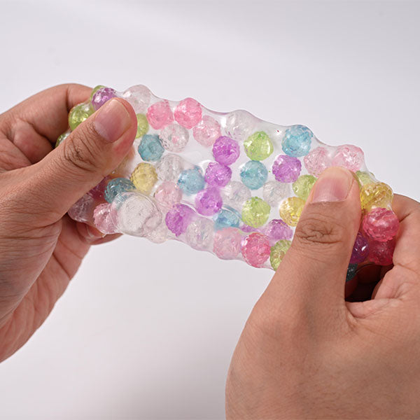 Crunch & Squish Candy Series Crunchy Squishy Stress Ball Fidget Toy (1pc) Color Ships Assorted