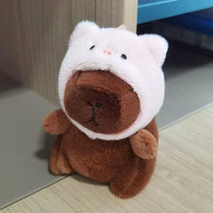 Capybara in a Hat 9" Kawaii Plush Squishy Pillow Toy (Multiple Styles) Simple Showcase 