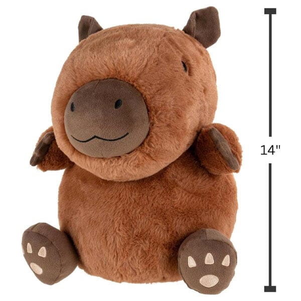 Russ Berrie Capybara 14" Cuddle Plush Toy Stuffed Animal By Jazwares Simple Showcase 