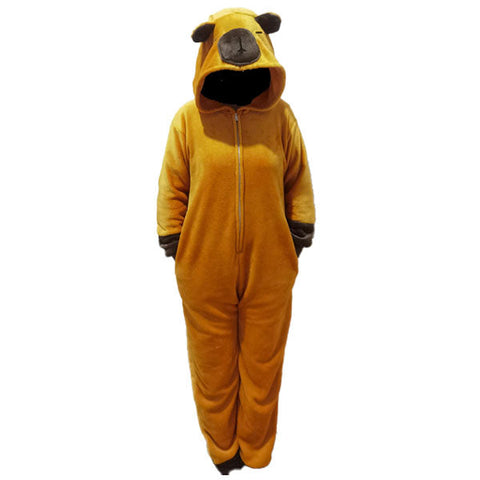 Cozy Cuddler Capybara Onesie (Multiple Sizes)