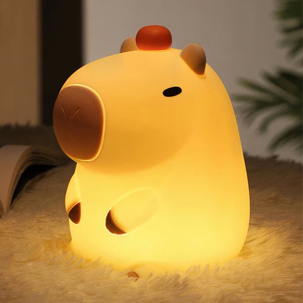 CapyDelights: The Adorable Decorative Capybara Night Light Simple Showcase 