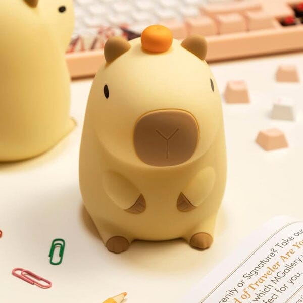 CapyDelights: The Adorable Decorative Capybara Night Light Simple Showcase 